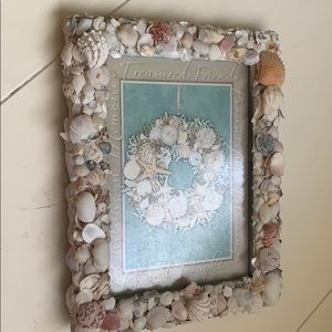 ❤️4 for 10❤️ seashell picture frame